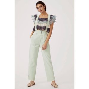 Anthropologie ski high rise overalls